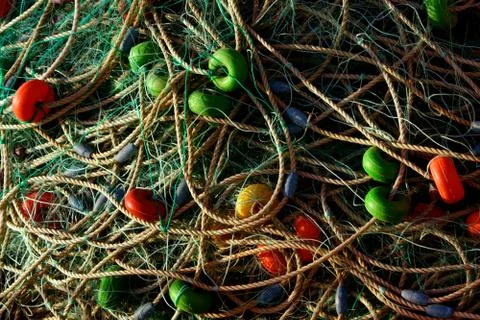Fishing nets Stock Photos