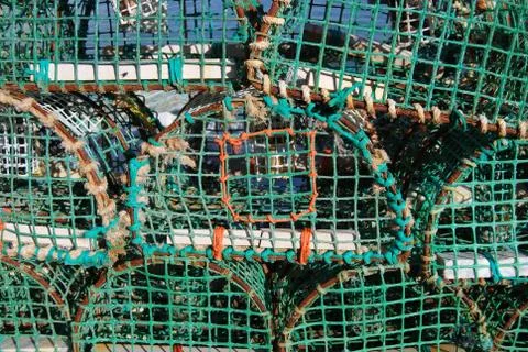 Fishing nets Stock Photos