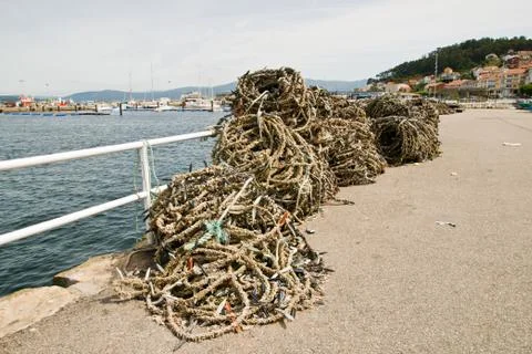 Fishing nets Stock Photos