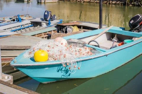 Fishing nets Stock Photos