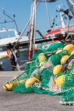 Fishing nets Foto stock