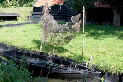 Fishing nets Stock Photos