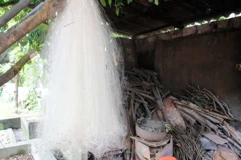 Fishing nets Stock Photos