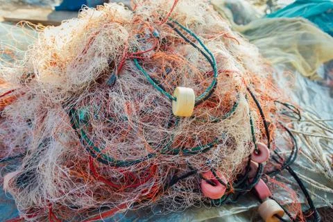 Fishing nets Stock Photos