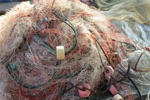 Fishing nets Stock Photos