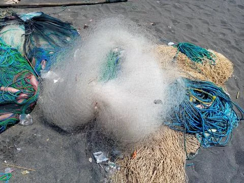 Fishing nets Stock Photos