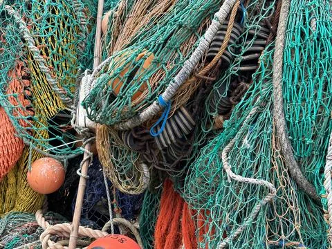 Fishing nets Stock Photos