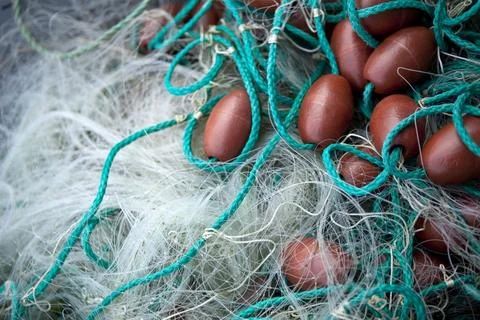Fishing nets Stock Photos