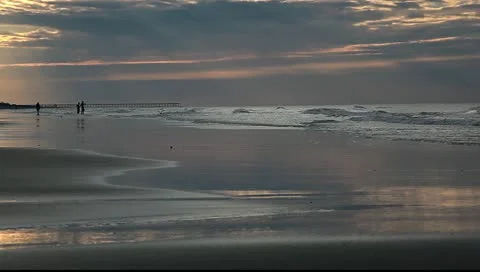 Fishing North Myrtle Beach Video stock 11123230