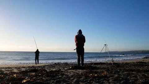 Fishing Outdoors Stock Footage 71096996