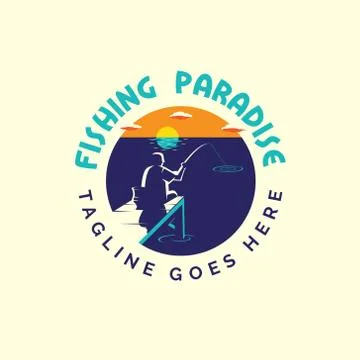 FIshing Paraduse Stock Illustration
