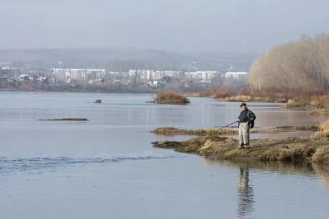 On fishing 스톡 사진