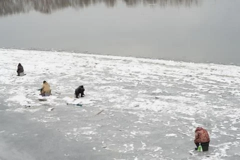 On fishing Stock-Fotos