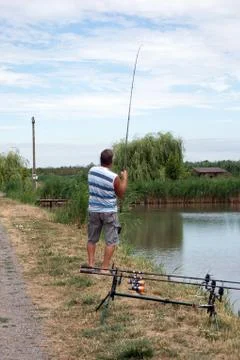 Fishing. Stock Photos