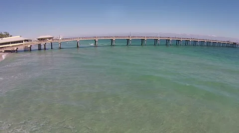 Fishing pier in Florida Stock Footage 44399365