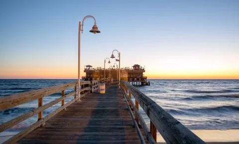 Fishing Pier Foto stock