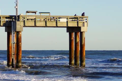 Fishing pier Saint Augustine Stock Photos