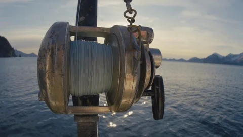 Fishing Pole Alaska Video stock 116556323