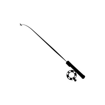 Fishing pole Stock Illustration