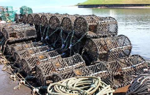Fishing Pots. Stock Photos