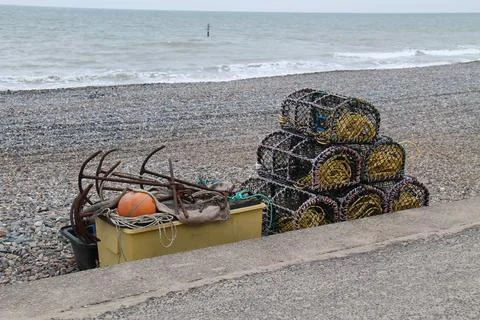 Fishing Pots. 写真素材