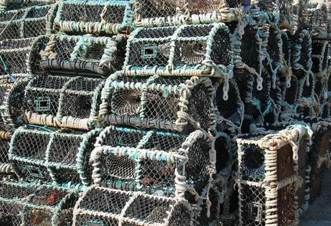 Fishing Pots. Stock Photos
