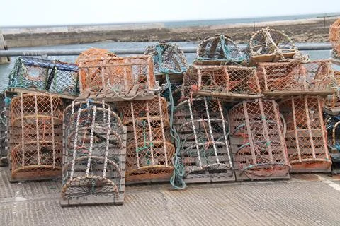 Fishing Pots. Stock Photos
