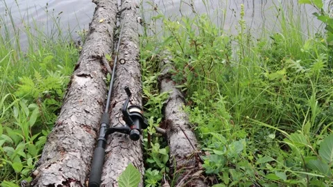 Fishing preparations. Video stock 246601147