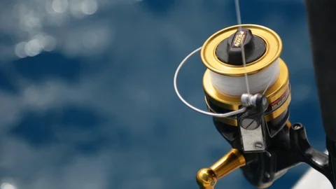 Fishing Reel Stock Footage 105221783