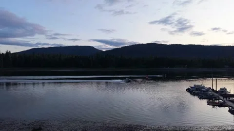 Fishing Resort on Wrangell Narrows Stock Footage 343237719