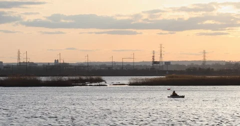 Fishing In The River Stock Footage 88398329