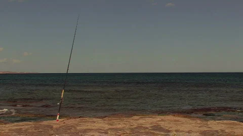 A fishing rod Stock-Footage 137712
