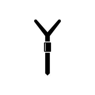 Fishing Rod Holder Vector Icon Stock Illustration