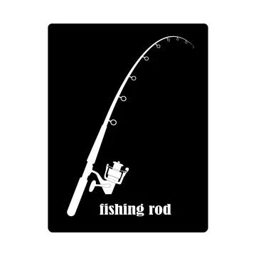 Fishing rod icon Stock Illustration