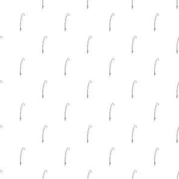 Fishing rod pattern for angling sport activity Stock Illustration