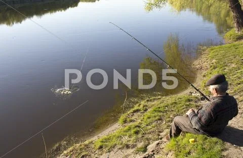 Fishing rod. Stock Photos
