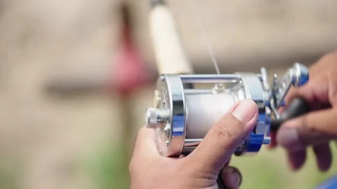 Fishing rods relaxation Stock-Footage 182881292