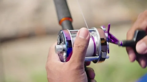 Fishing rods relaxation Stock-Footage 182881314
