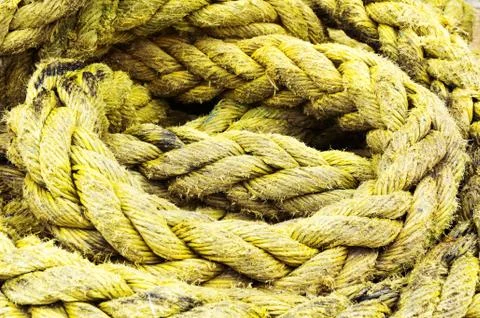Fishing rope textures Stock Photos
