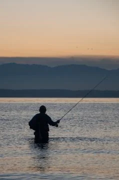 Fishing routine Stock Photos