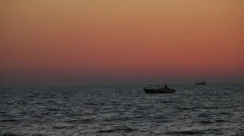 Fishing in the sea India Stock Footage 48787706