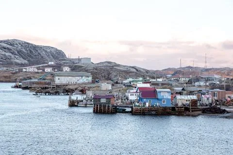 Fishing settlement Stock Photos