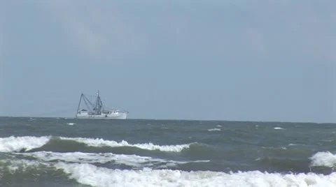 Fishing ship 2 스톡 동영상 7754246