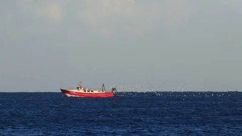 Fishing ship 库存影片 84214738