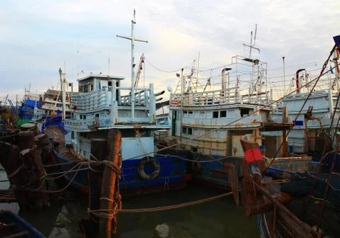 Fishing ship 스톡 사진