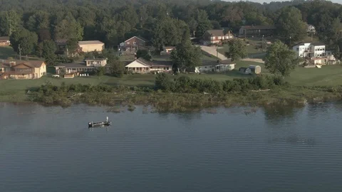 Fishing by the shore Stock Footage 115212282