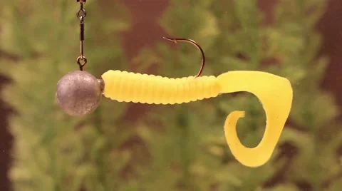 Fishing Soft Lure Stock Footage 47950912