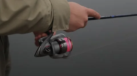 Fishing with spinning Video stock 48897510