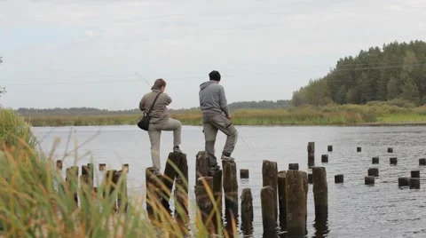 Fishing spinning. Video stock 48909409