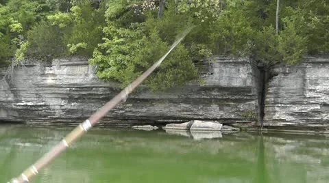 Fishing - Spinning Reel Casting Video stock 11399358